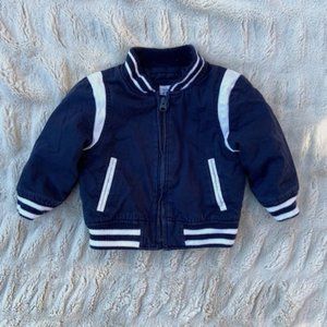 Gap Infant/Toddler Varsity Lined Long Sleeve Jacket